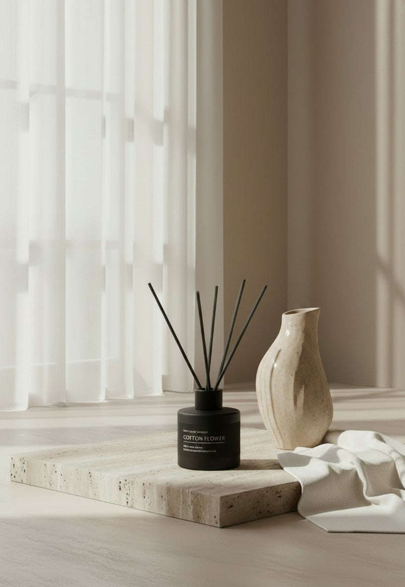 COTTON FLOWER REED DIFFUSER